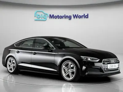 Usado Audi A5 Sportback S-Line 252 CV (185 kW) 2018 Negro Utilitario