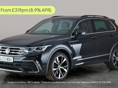 Black Used 2022 VW Tiguan R-line SUV | £22,469 (Good price)