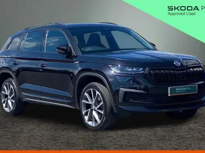 Used Skoda Kodiaq SportLine 140 HP (102 kW) 2022 Black magic pearl effect SUV