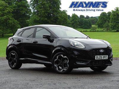 Black Used 2025 Ford Puma ST-Line X Hatchback | £23,500 (Expensive)