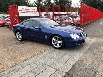 Blue Used 2002 Mercedes SL500 Cabriolet | £4,500 (A bit pricey)