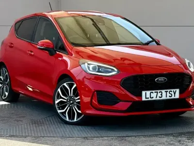 Used Ford Fiesta ST-Line X 125 HP (91 kW) 2023 Red Hatchback
