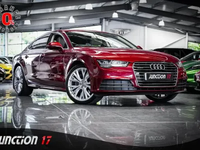 Used Audi A7 Sportback Black Edition 347 HP (255 kW) 2018 Red Hatchback