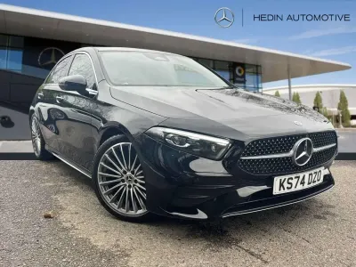 Käytetty Mercedes A200 AMG Line Premium Plus 163 HP (119 kW) 2025 Musta Sedan
