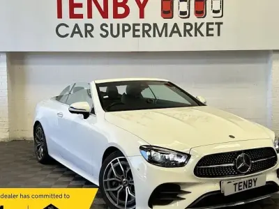 Used Mercedes E300 AMG Line Premium 258 HP (189 kW) 2021 White Cabriolet