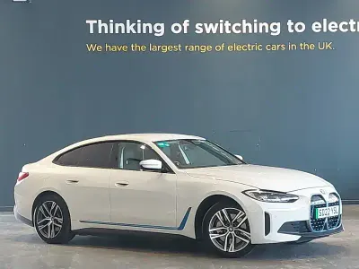 Used BMW i4 Sport Line 250 kW (340 HP) 2022 White Sedan