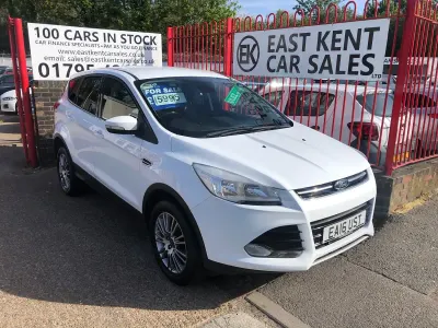 Used Ford Kuga Titanium 150 HP (110 kW) 2016 White SUV