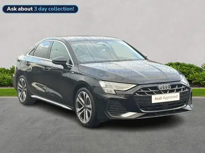 Used Audi A3 S-Line 147 HP (108 kW) 2025 Black Sedan