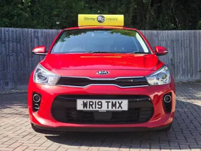 Used Kia Rio 84 HP (61 kW) 2019 Red Hatchback