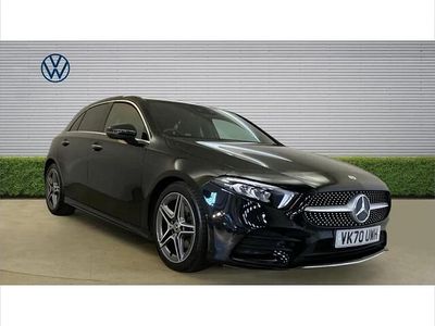 Used Mercedes A200 AMG Line Premium 150 HP (110 kW) 2020 Black Hatchback