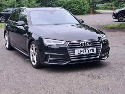Used Audi A4 S-Line 150 HP (110 kW) 2017 Black Estate