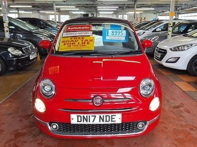 Used Fiat 500 Lounge 69 HP (50 kW) 2017 Red Hatchback