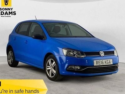 Used VW Polo Match 60 HP (44 kW) 2016 Blue Hatchback