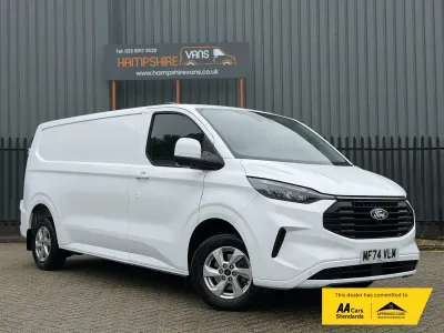 Used Ford Transit Custom Limited 136 HP (100 kW) 2024 White Van