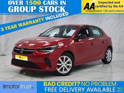 Used Vauxhall Corsa Design Edition 75 HP (55 kW) 2022 Red Hatchback