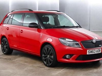 Used Skoda Fabia vRS 180 HP (132 kW) 2013 Red Estate