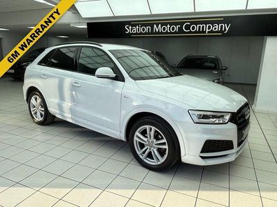 White Used 2017 Audi Q3 S-Line SUV | £13,499 (Fair price)