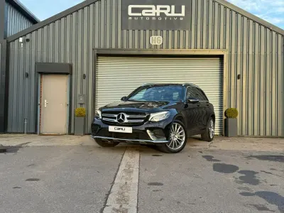 Gebraucht Mercedes GLC220 AMG line 2018 Schwarz Kombi
