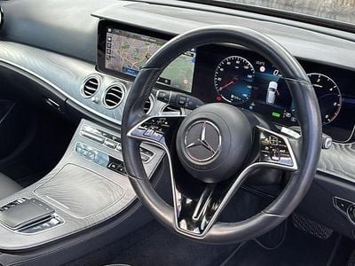 Blue Used 2022 Mercedes E200 AMG line Estate | £36,499 (A bit pricey)