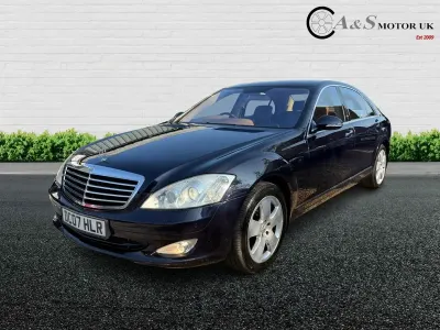 Used Mercedes S500 383 HP (281 kW) 2007 Blue Sedan
