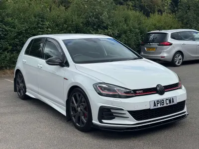 Used VW Golf VII GTI 245 HP (180 kW) 2018 White Hatchback