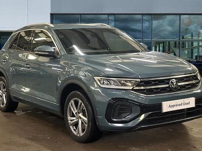 Used VW T-Roc R-line 190 HP (139 kW) 2022 Petrol blue metallic SUV