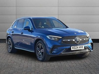 Blue Used 2024 Mercedes GLC300e AMG line SUV | £37,795 (Good price)