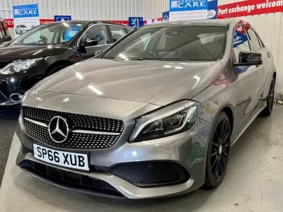 Usado Mercedes A200 AMG line 2016 Gris Utilitario