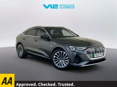 Używany Audi e-tron S-Line 230 kW (313 KM) 2022 Szary SUV