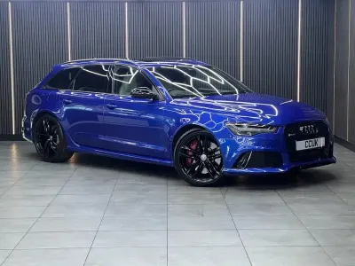 Used Audi RS6 Performance 605 HP (444 kW) 2017 Blue Estate