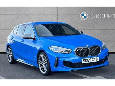 Used BMW M135 Comfort Edition 306 HP (225 kW) 2019 Blue Hatchback