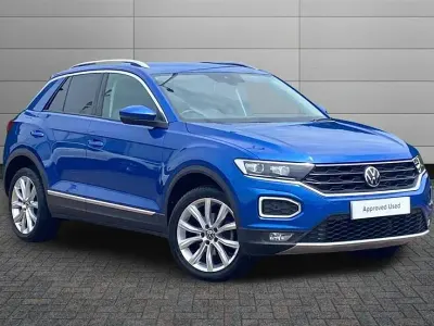 Used VW T-Roc SEL 150 HP (110 kW) 2020 Blue SUV
