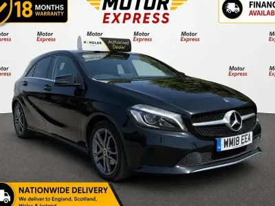 Used Mercedes A200 Sport Edition 136 HP (100 kW) 2018 Black Hatchback