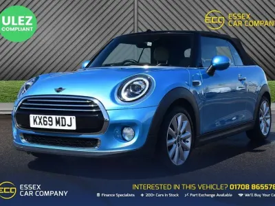 Used Mini Cooper Cabriolet Exclusive 136 HP (100 kW) 2019 Blue Cabriolet