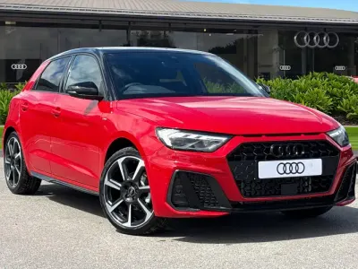 New Audi A1 Sportback Black Edition 2026 Red Hatchback