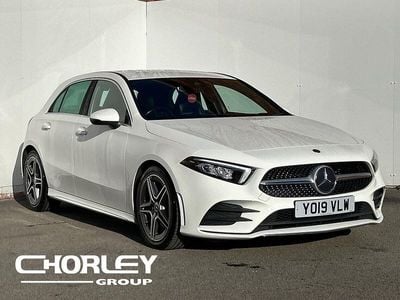 White Used 2019 Mercedes A180 AMG line Hatchback | £15,951 (Fair price)