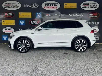 Used VW Tiguan R-line 150 HP (110 kW) 2019 White SUV