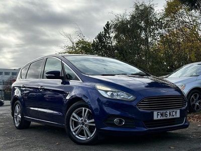 Used Ford S-MAX Titanium 150 HP (110 kW) 2016 Blue MPV