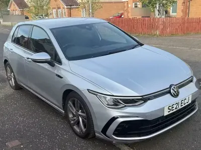 Used VW Golf VII R-line 150 HP (110 kW) 2021 Silver Hatchback