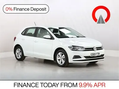 Begagnad VW Polo SE 80 HK (58 kW) 2020 Vit Halvkombi