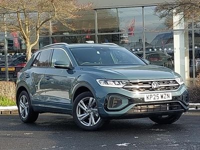 Blue Used 2025 VW T-Roc R-line SUV | £27,298 (Fair price)