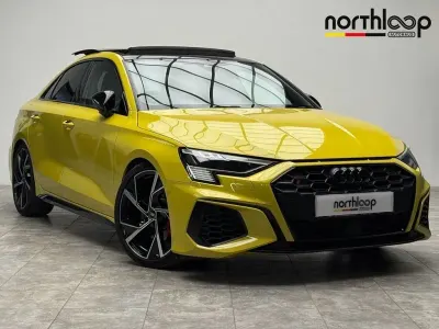 Used Audi S3 Advanced 310 HP (228 kW) 2021 Yellow Sedan