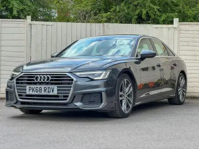 Used Audi A6 S-Line 204 HP (150 kW) 2018 Grey Sedan