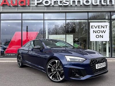 Used Audi A5 Black Edition 204 HP (150 kW) 2024 Blue Coupe