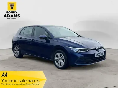 Used VW Golf VII Life 130 HP (95 kW) 2020 Blue Hatchback