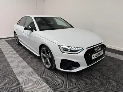 Used Audi A4 Black Edition 2020 White Sedan