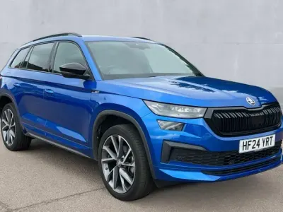 Used Skoda Kodiaq SportLine 150 HP (110 kW) 2024 Blue SUV