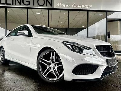 Used Mercedes E220 AMG line 177 HP (130 kW) 2016 White Coupe