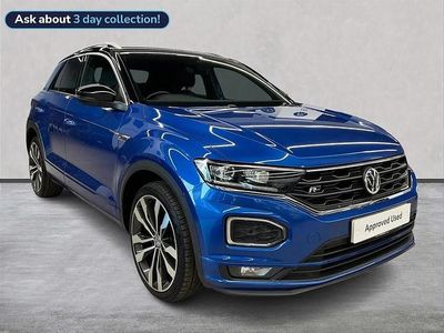 Used VW T-Roc R-line 150 HP (110 kW) 2019 Blue SUV