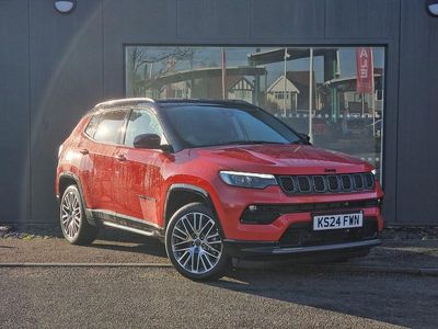 Red/black Used 2024 Jeep Compass Altitude SUV | £24,998 (A bit pricey)